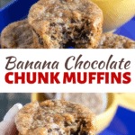 Banana Chocolate Chunk Muffins