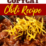 Wendy's Copycat Chili Recipe