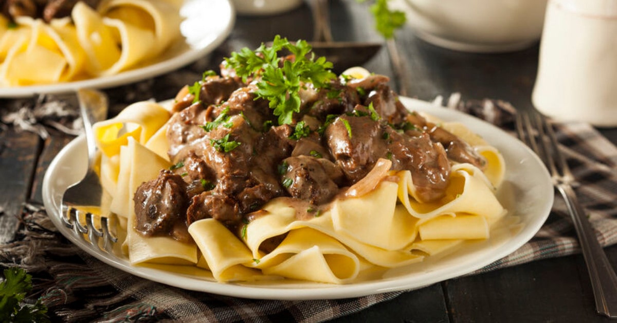 Beef Stroganoff