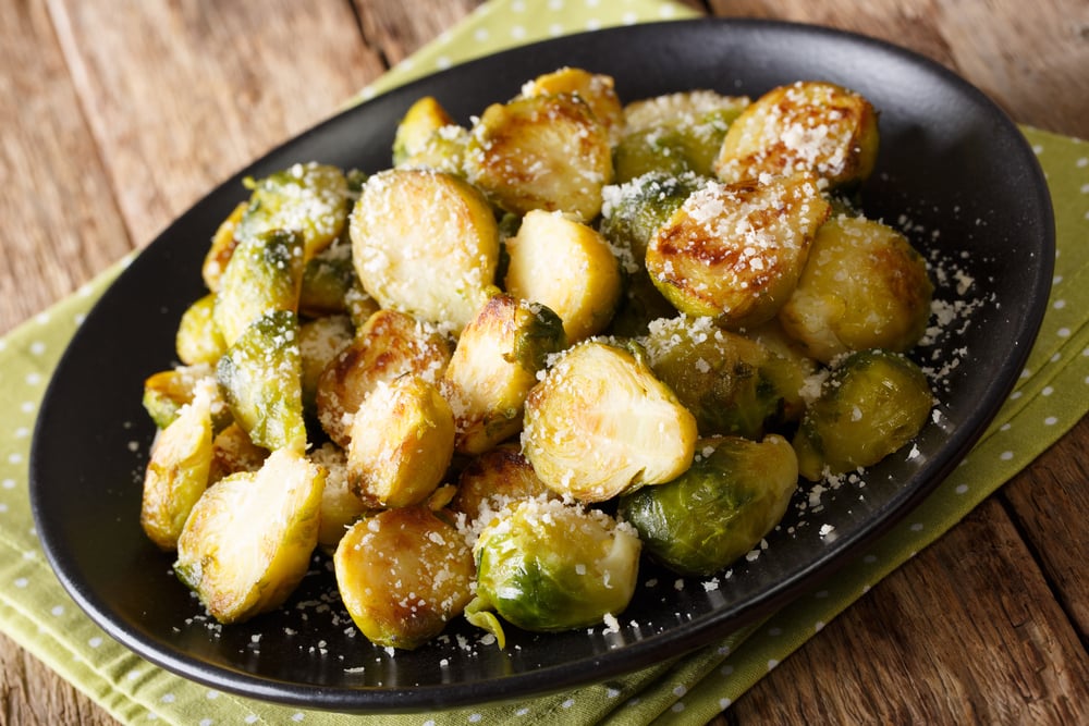 Cacio e Pepe Brussels Sprouts