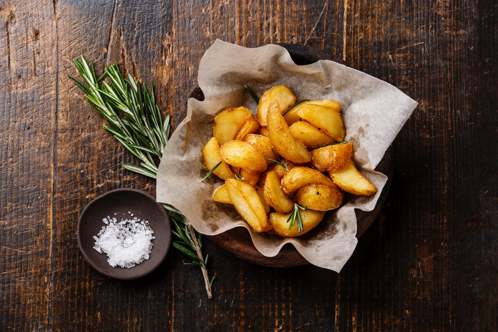 Roasted Potato With Salt and Vinegar