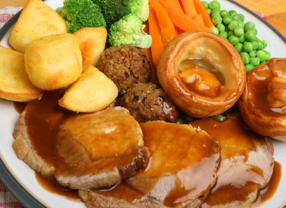 Yorkshire Pudding with Roast Beef