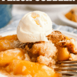 Bisquick Peach Cobbler