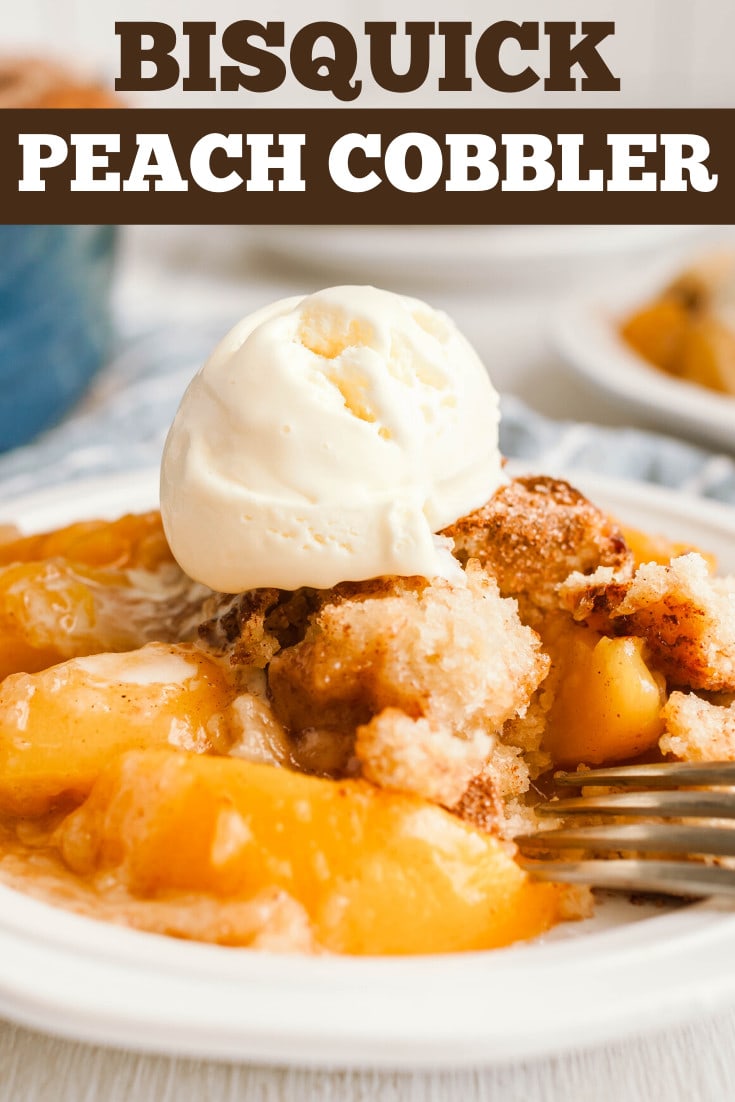 Bisquick Peach Cobbler