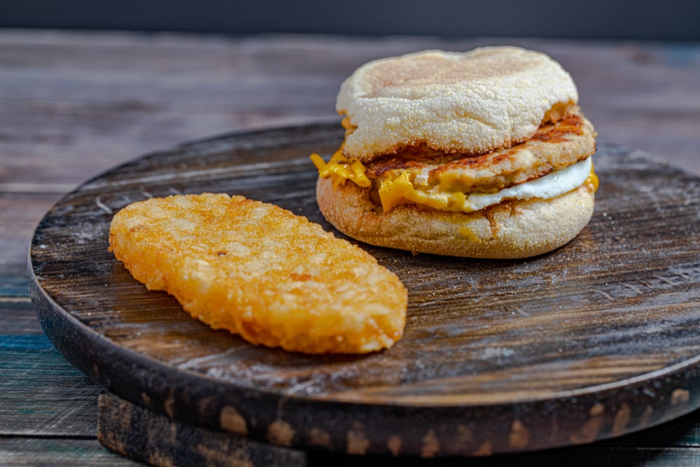 Breakfast Sandwich with Hash Brown