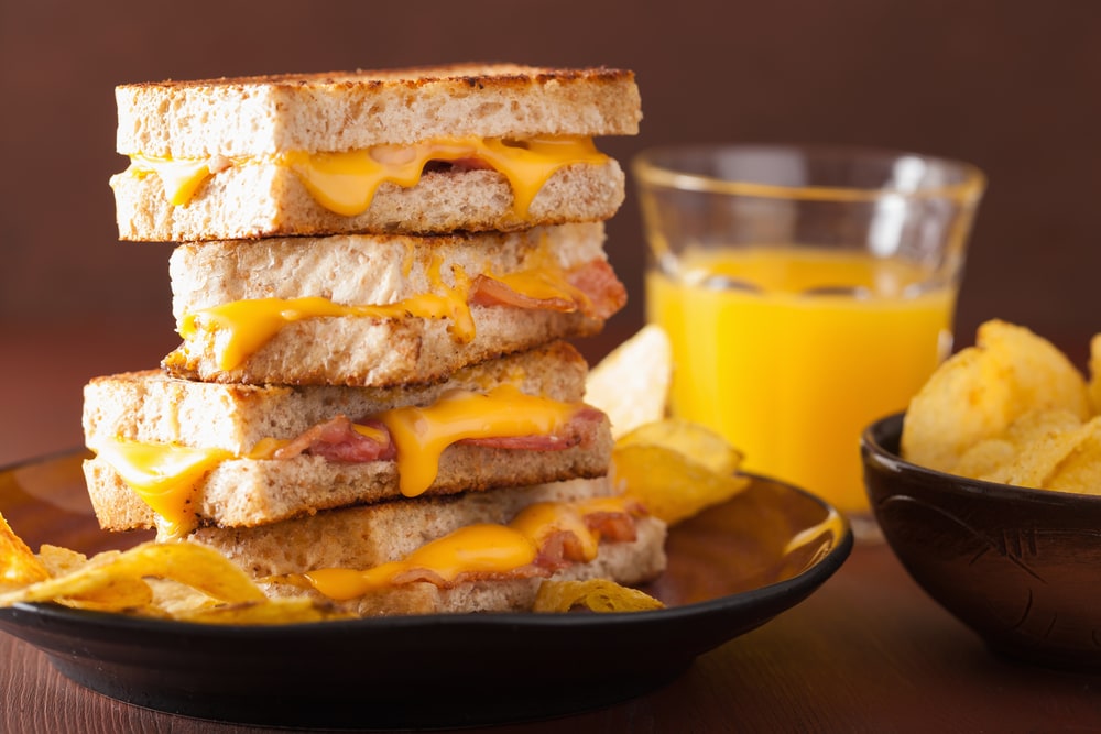 Grilled Cheese With Bacon