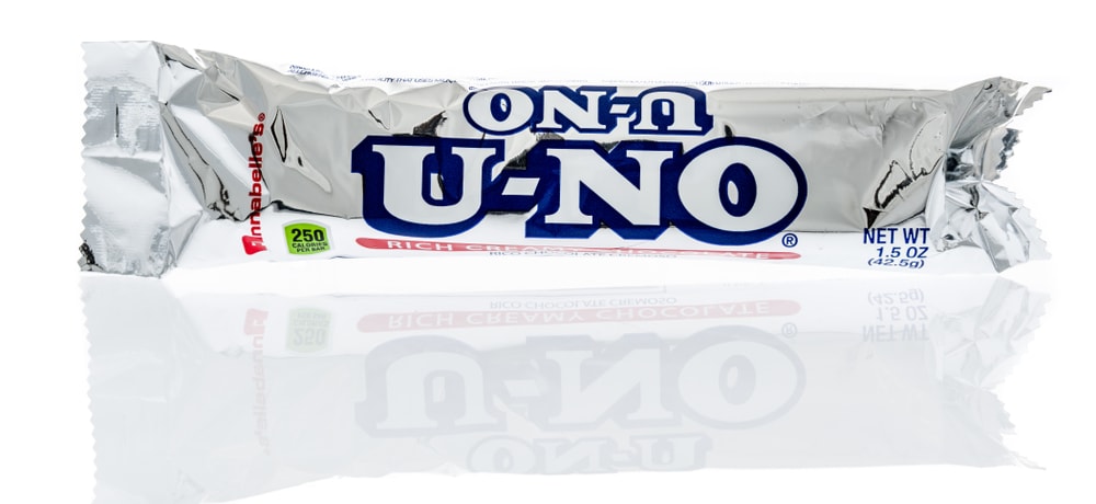 U-No Chocolate Candy Bar