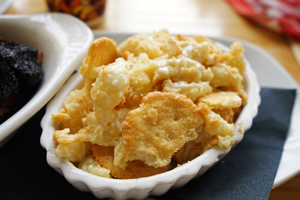 Butter Crackers Mac and Cheese