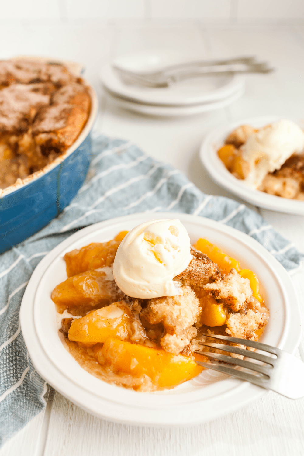 Homemade Peach Cobbler