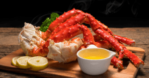 Crab Legs with Melted Butter