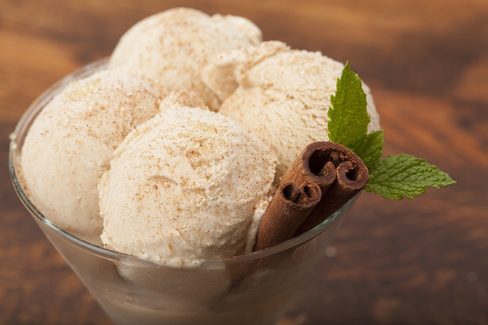 Horchata Ice Cream With Cinnamon