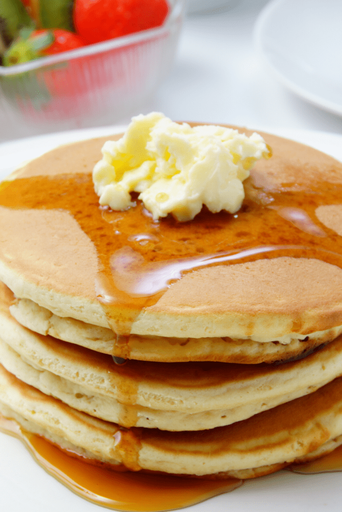 Pancakes with butter