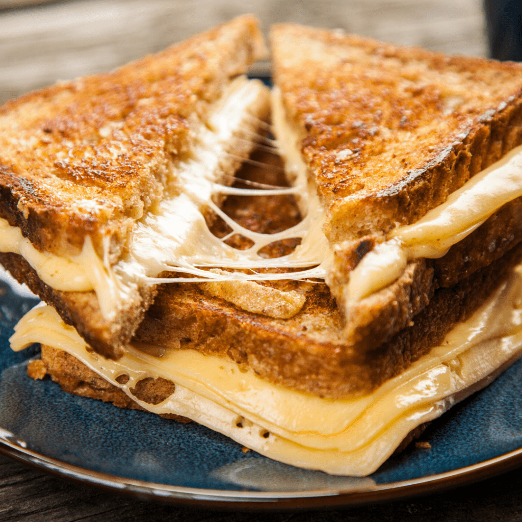 Grilled Cheese Sandwich Close-Up