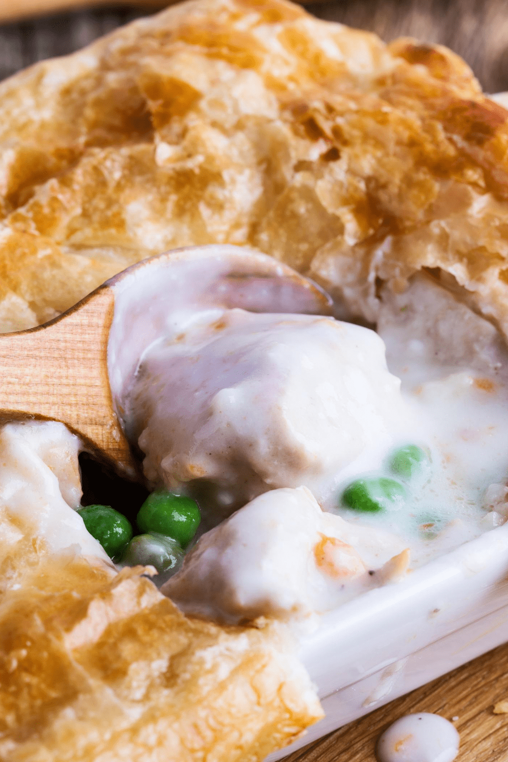 Chicken Pot Pie with Green Peas