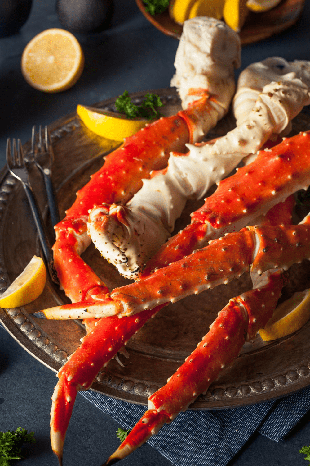 Crab Legs With Lemon