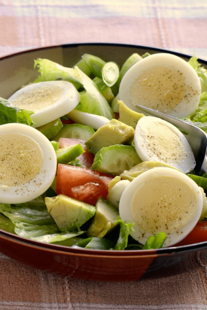 Hard-Boiled Egg and Avocado Bowl