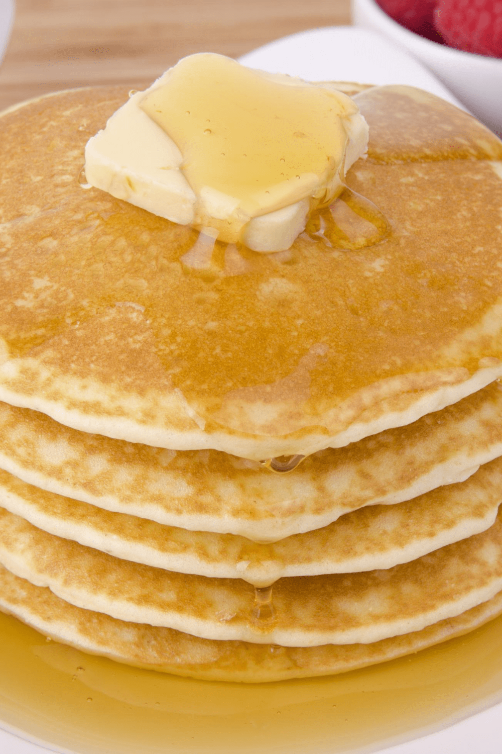 Pancakes with Butter and Syrup