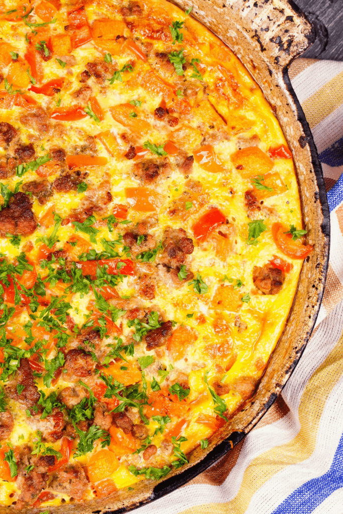 Pulled Pork Breakfast Casserole