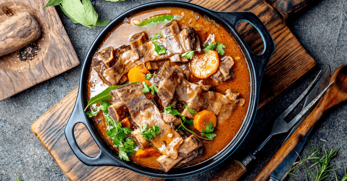 Beef Bourguignon with Vegetables