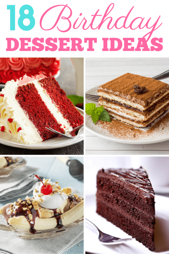 18 Birthday Dessert Ideas
