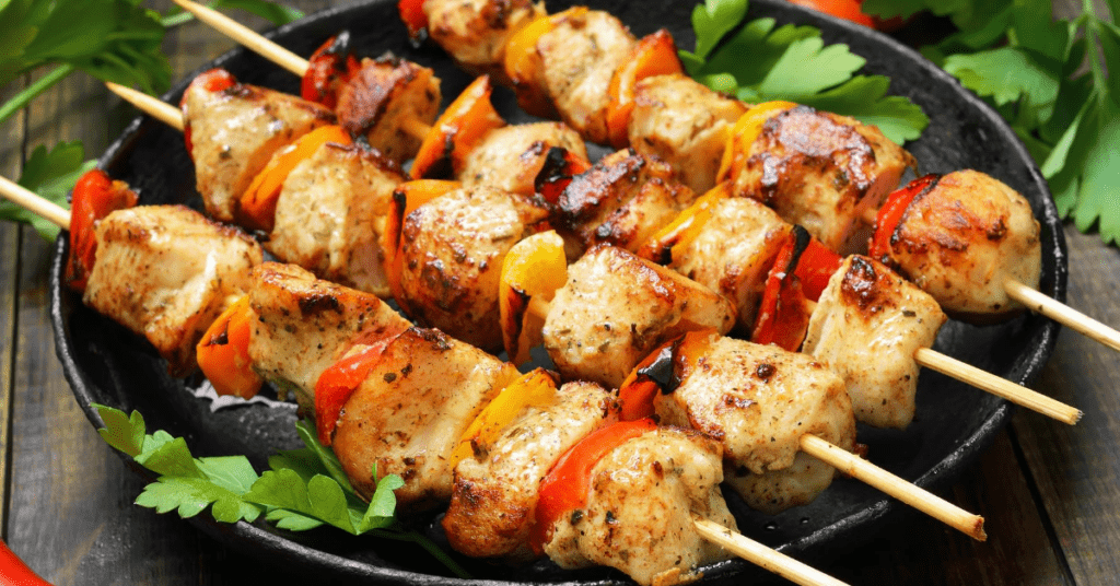 Hawaiian Chicken Kabobs