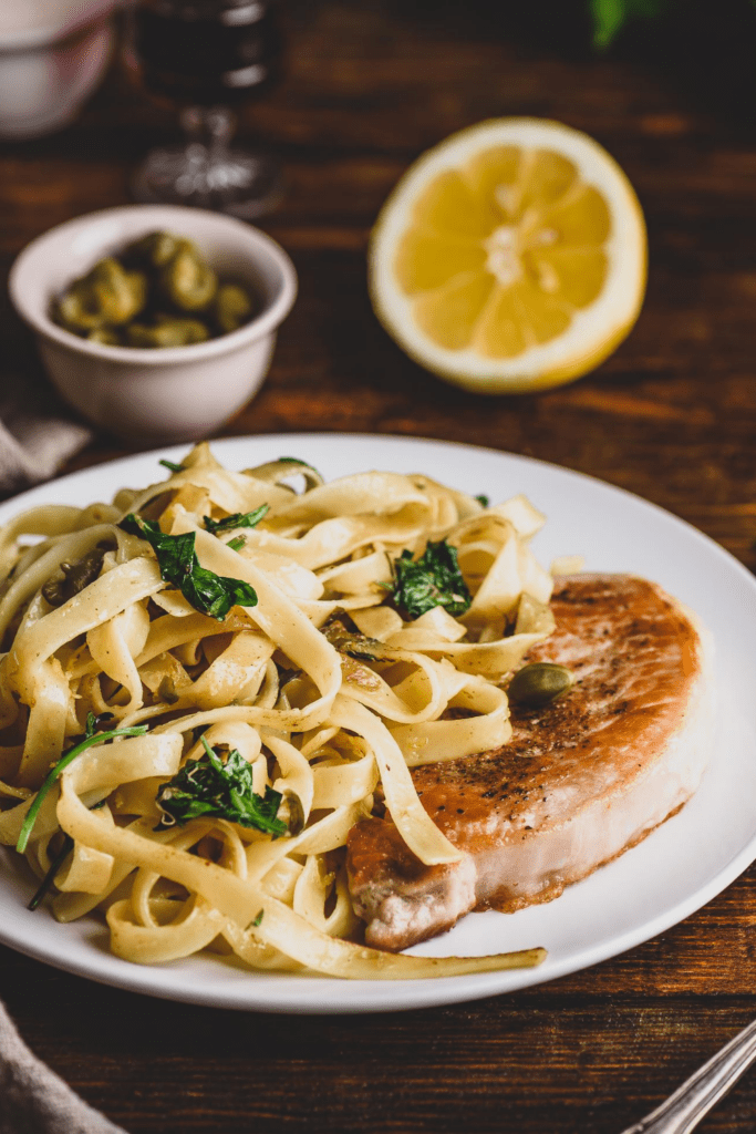 Lemon Caper Pasta