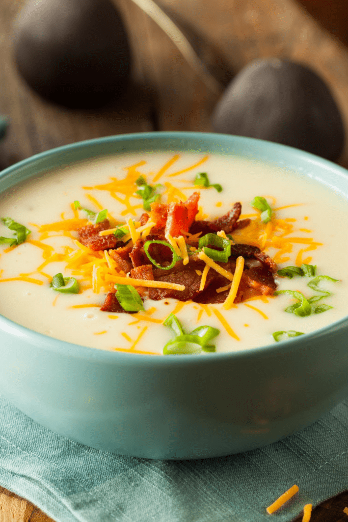 Potato Soup with Bacon and Onions