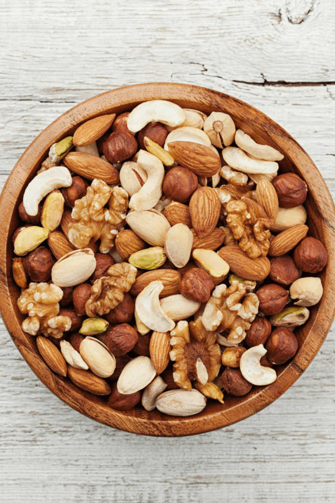 Assorted Nuts: Cashews, Pecans and Walnuts