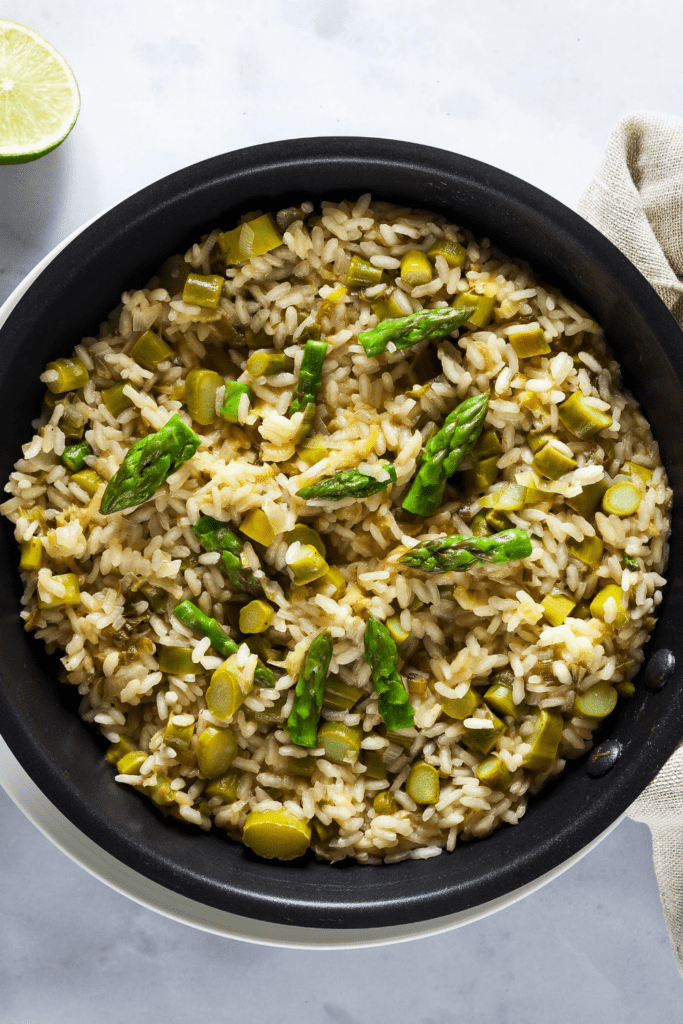 Lemon Asparagus Risotto