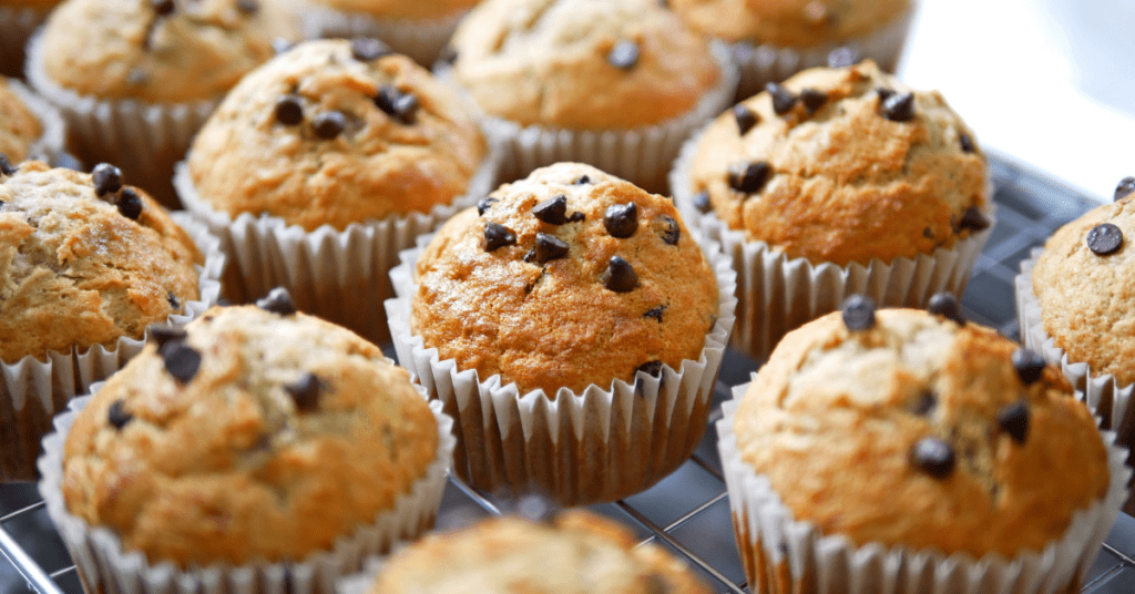 Banana Muffins With Chocolate Chips