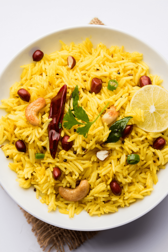Lemon Rice with Nuts