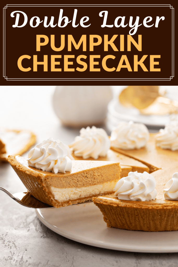 Double Layer Pumpkin Cheesecake