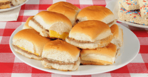 Homemade Mini Cheeseburgers