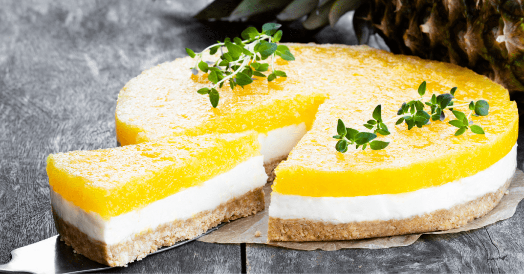 Homemade Pineapple Cheesecake