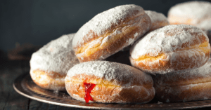 Paczki Donut with Cherry Filling