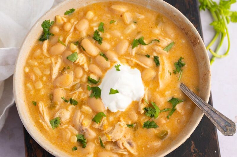 Crockpot White Chicken Chili