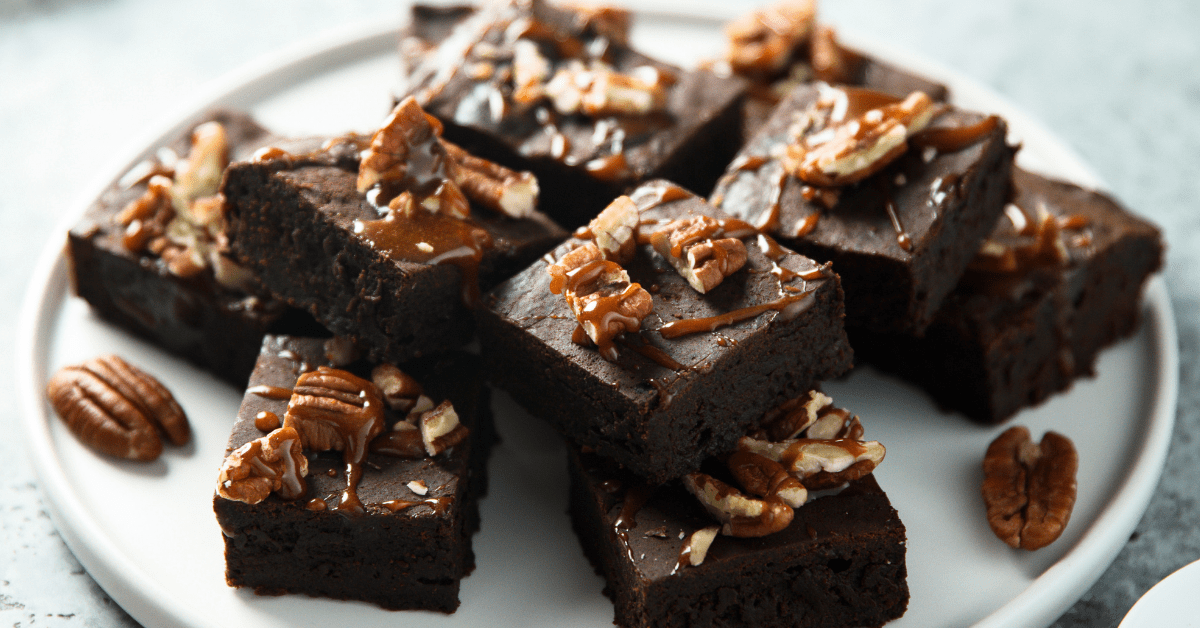 Homemade Fudge Brownies with Pecans