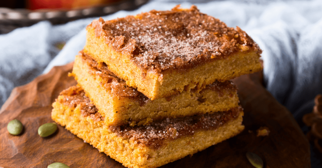 Homemade Pumpkin Blondies