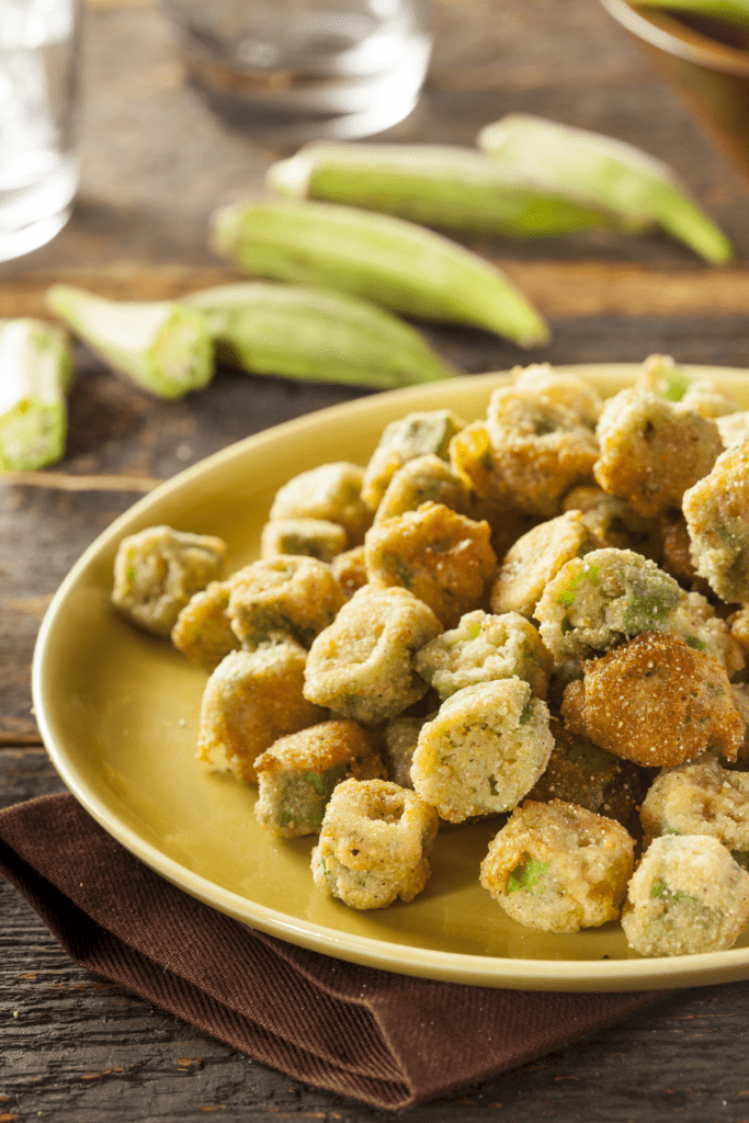 Organic Fried Okra