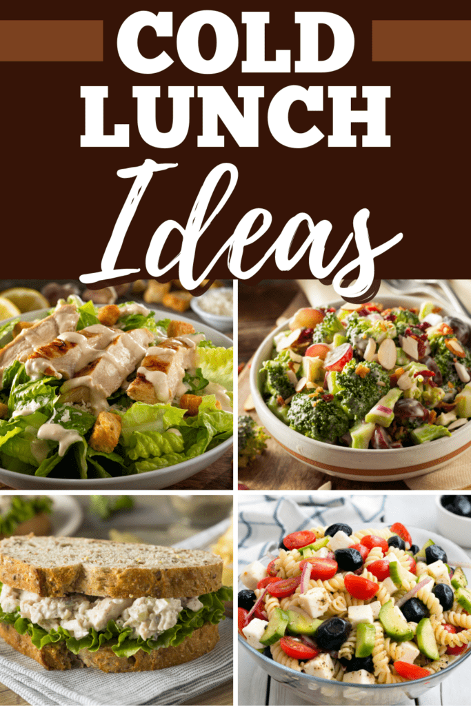 Cold Lunch Ideas