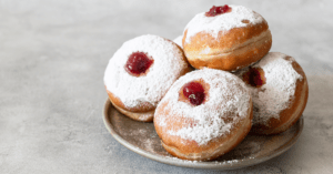 Homemade Jam Doughnuts