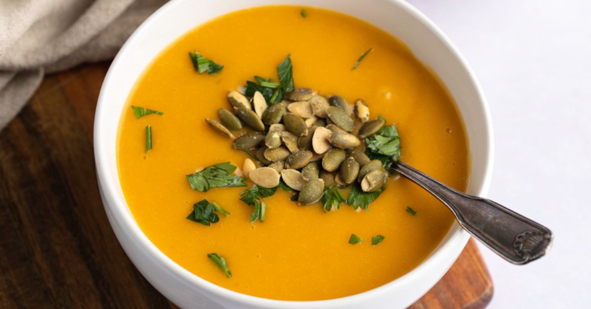 Homemade Rich, Warm and Cozy Butternut Squash Soup
