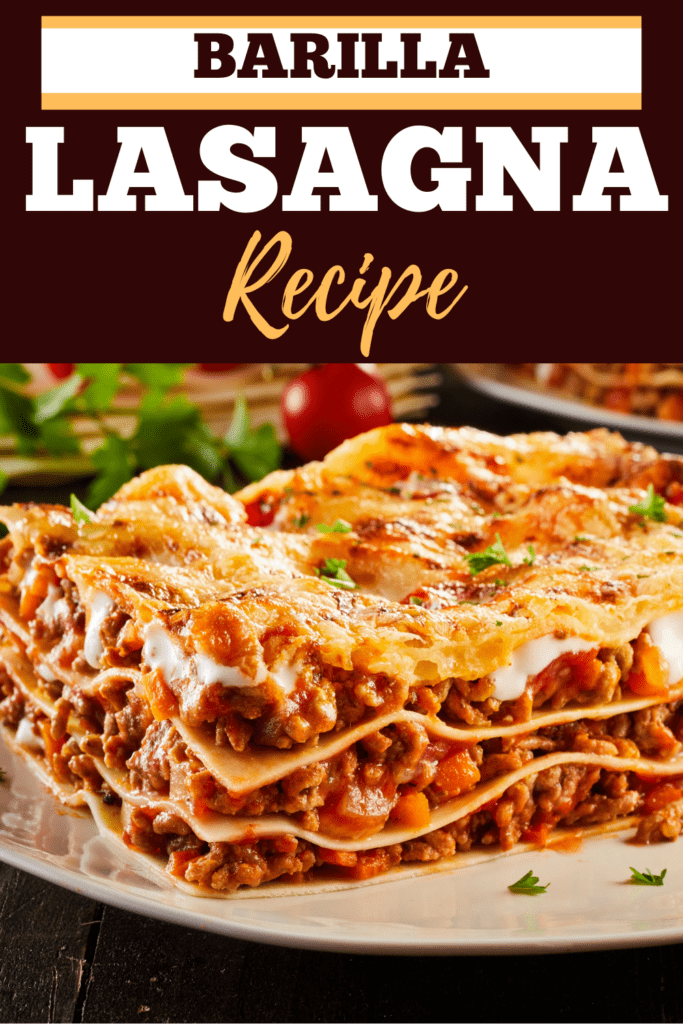 Barilla Lasagna Recipe