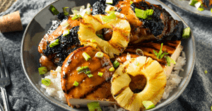Hawaiian Chicken with Pineapple and Rice
