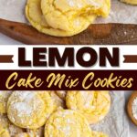 Lemon Cake Mix Cookies