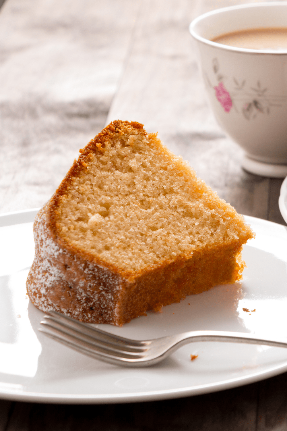 Sliced Cake on a plate