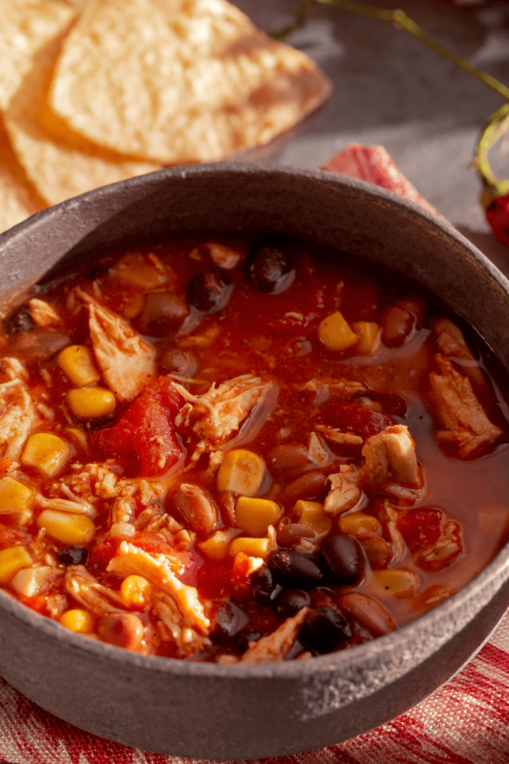 Homemade Chicken Tortilla Soup