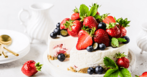 Homemade No-Bake Berry Cheesecake