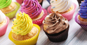 Assorted Cupcakes with Sprinkles