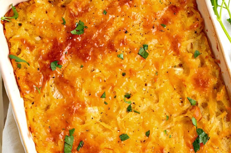 Copycat Cracker Barrel Hashbrown Casserole